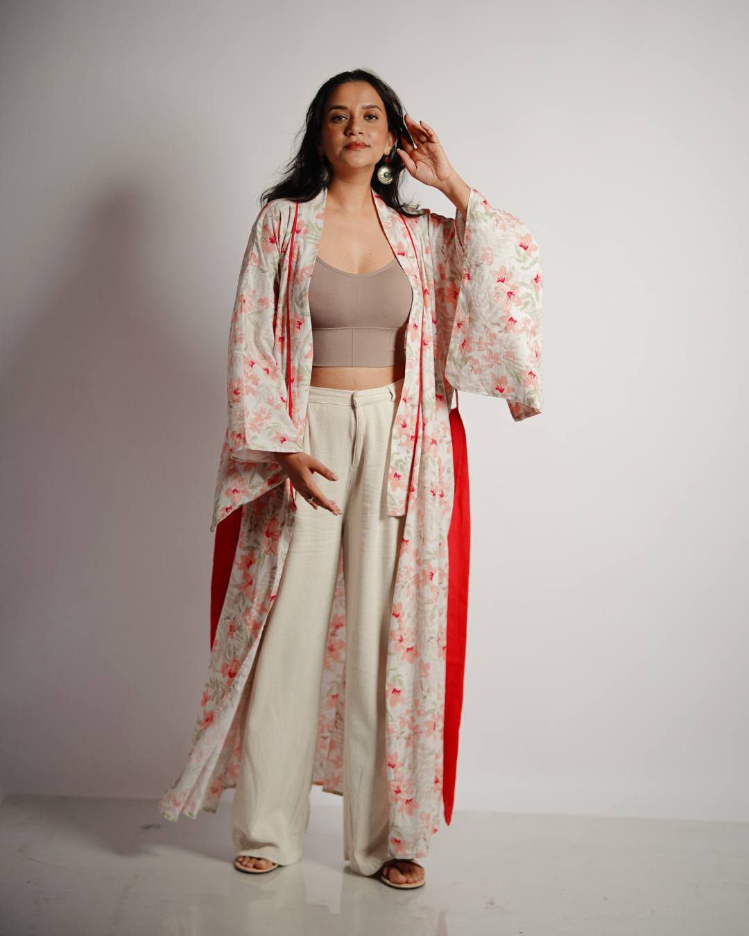 Summer Linen Kimono Cardigan