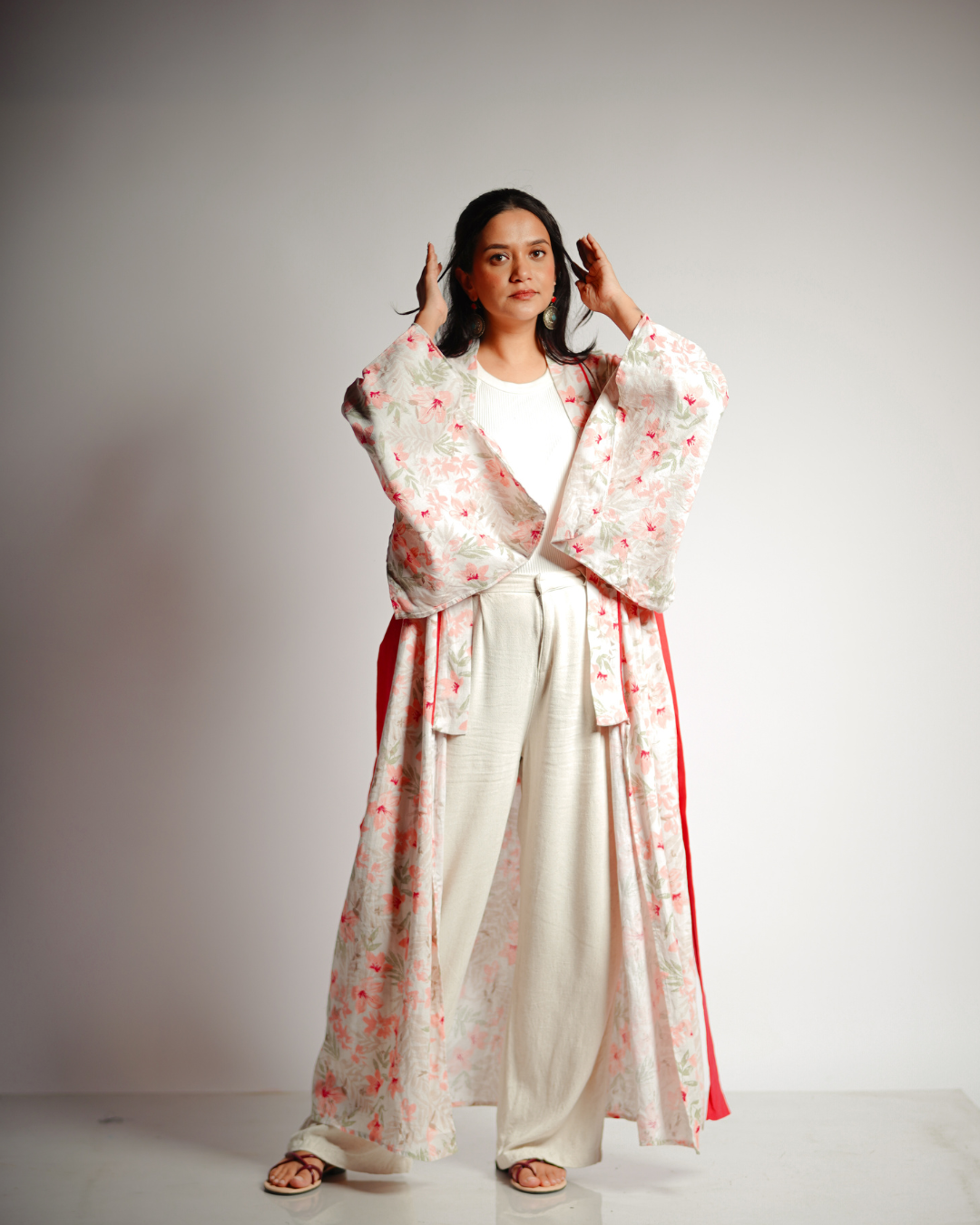Summer Linen Kimono Cardigan