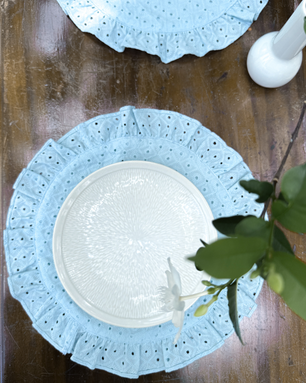 Ocean Blue Round Placemat