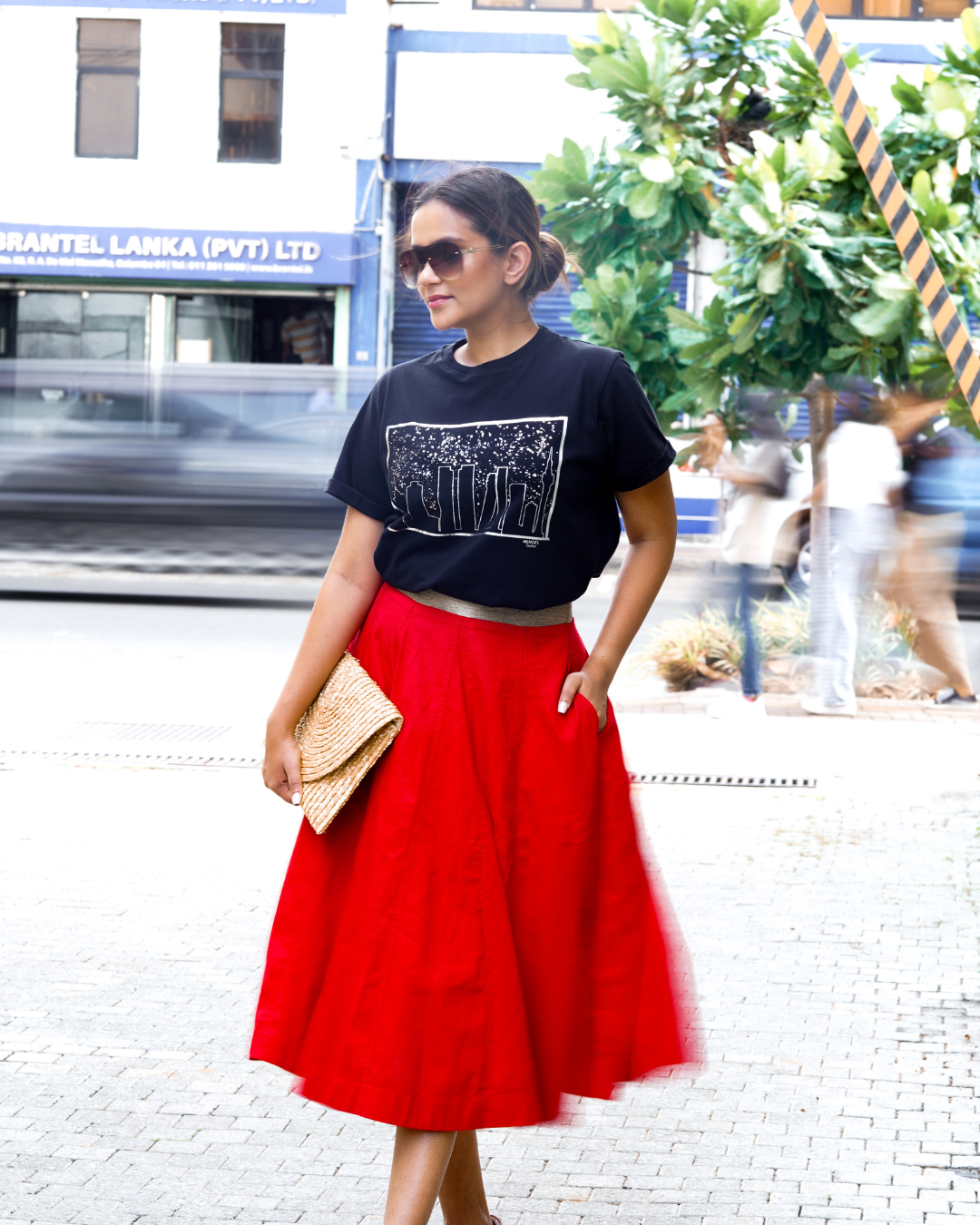 Black Silver Shadow Tshirt