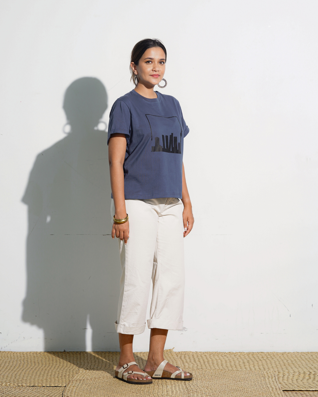 Colombo Skyline - Gray Tshirt