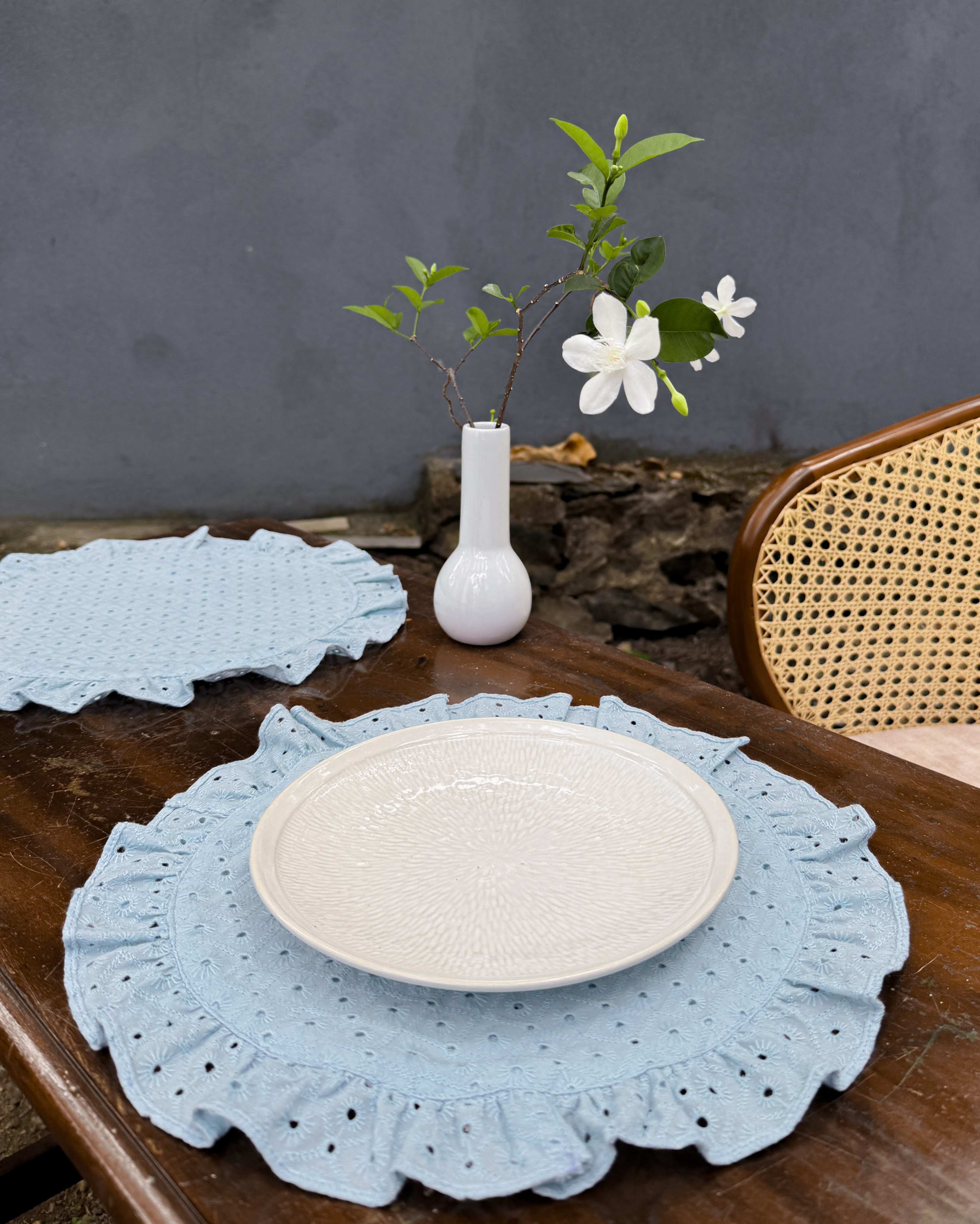 Ocean Blue Round Placemat