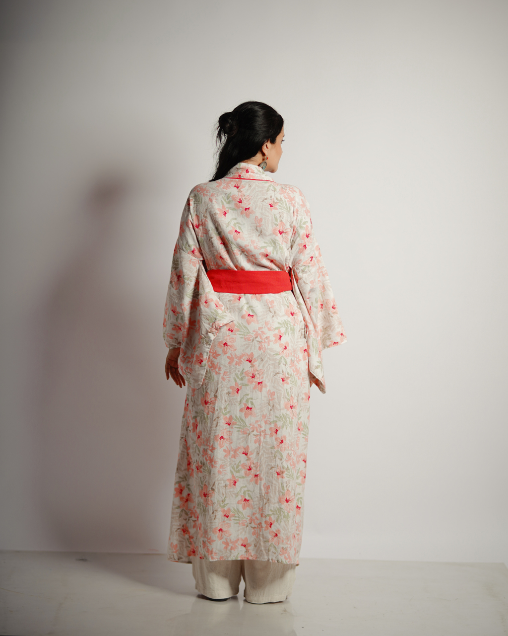 Summer Linen Kimono Cardigan