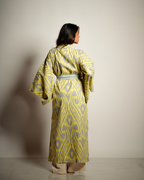 Neon Coast Linen Kimono Cardigan