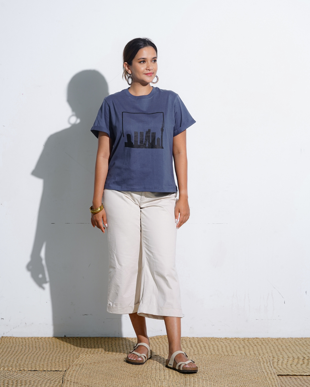 Colombo Skyline - Gray Tshirt