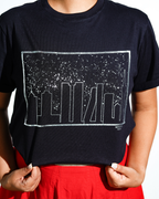 Black Silver Shadow Tshirt