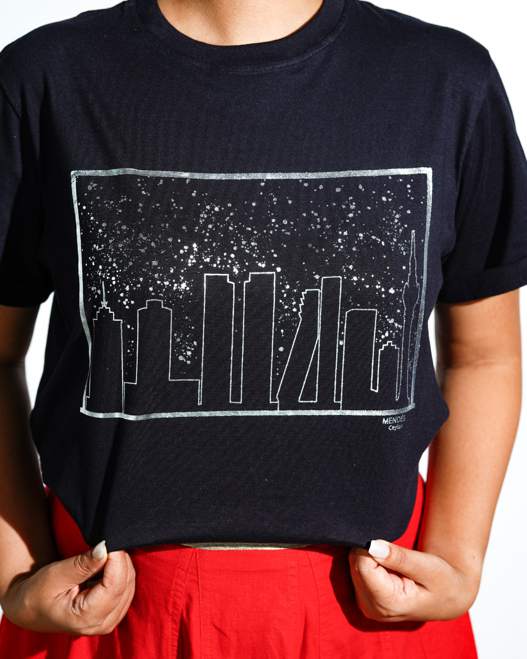 Black Silver Shadow Tshirt