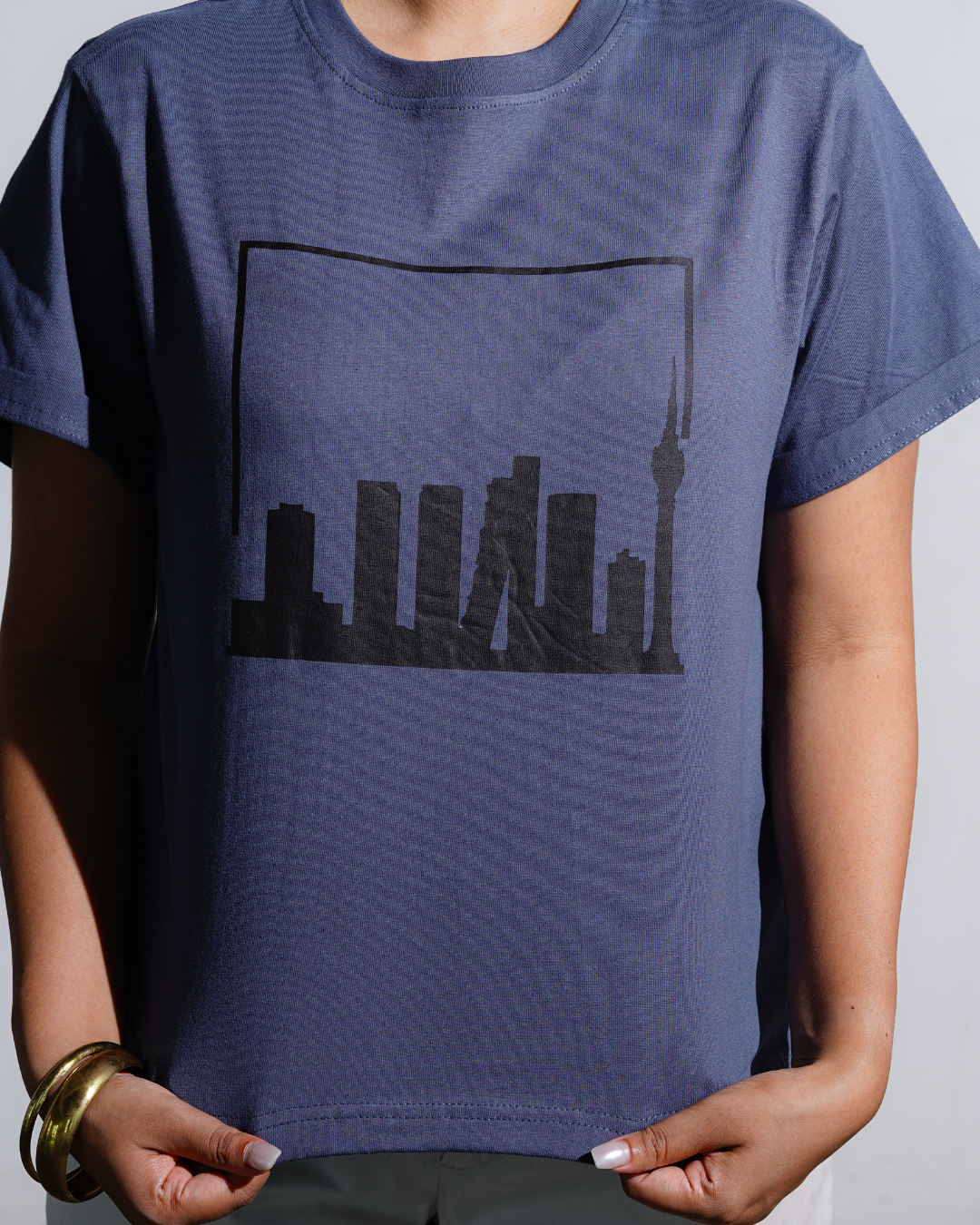 Colombo Skyline - Gray Tshirt