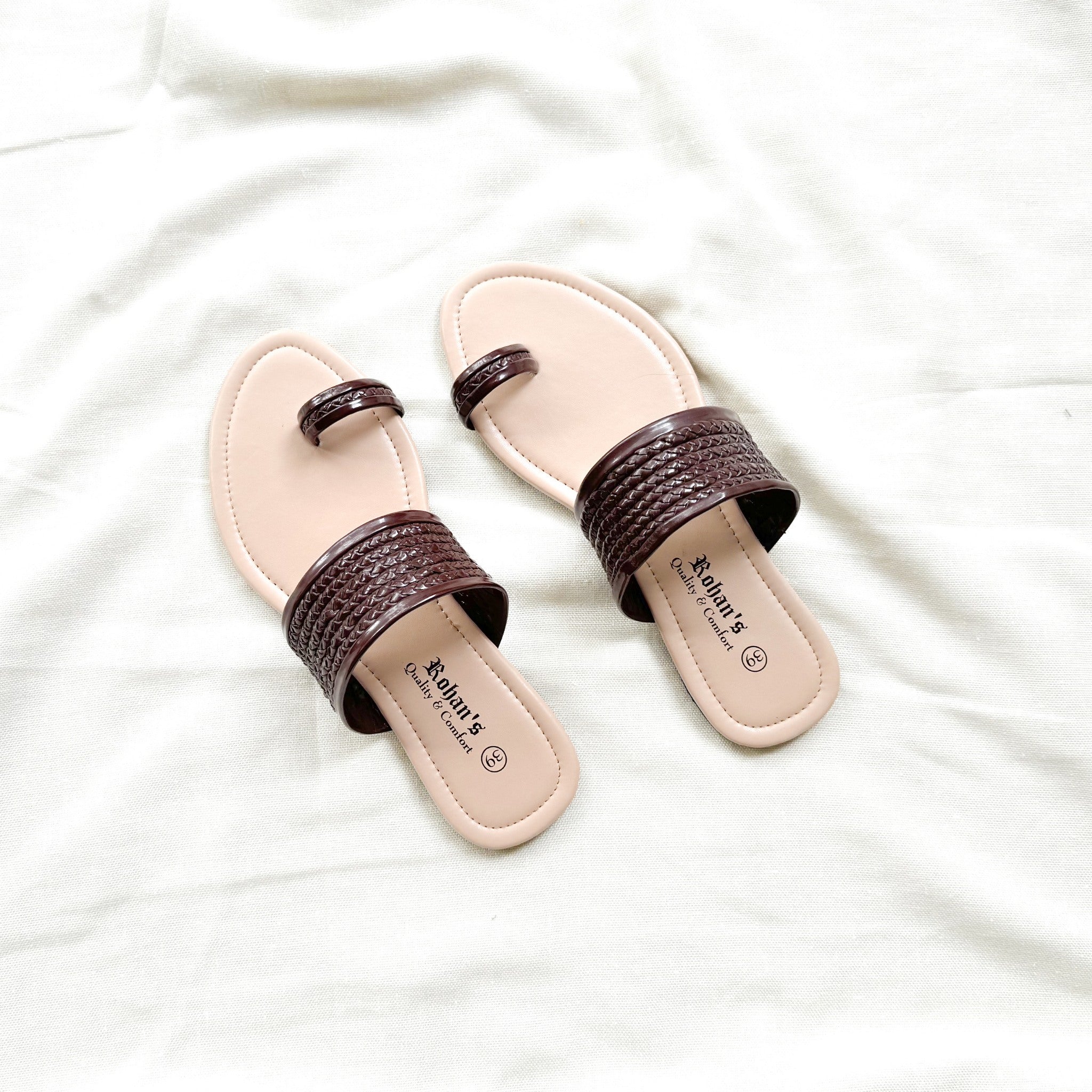 Braided Sandal Brown