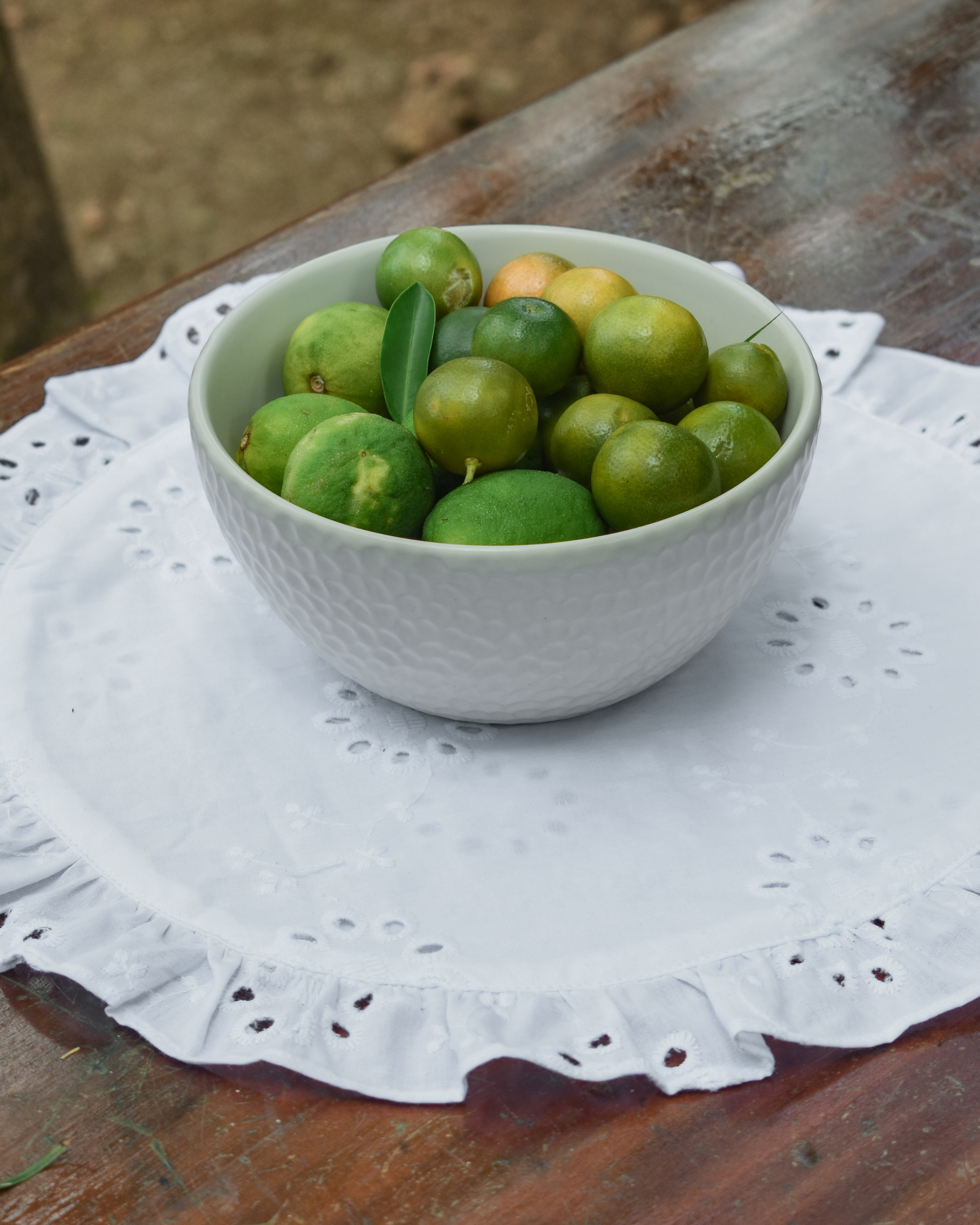 Peddler Lace Round Placemat