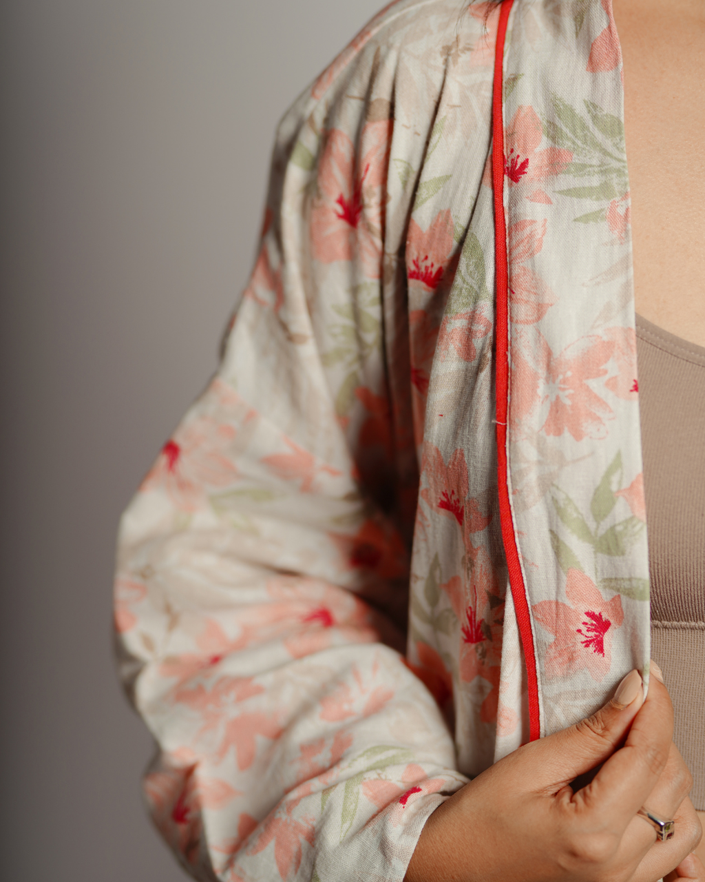 Summer Linen Kimono Cardigan