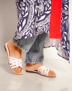 Elara Sandal White