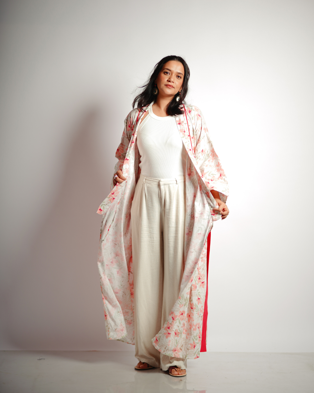 Summer Linen Kimono Cardigan