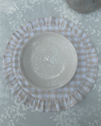 Cinnamon Check Round Placemat