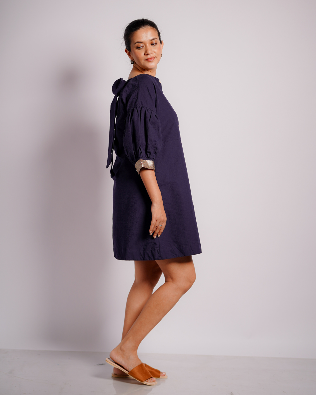 Neth Mini Dress Navy Blue