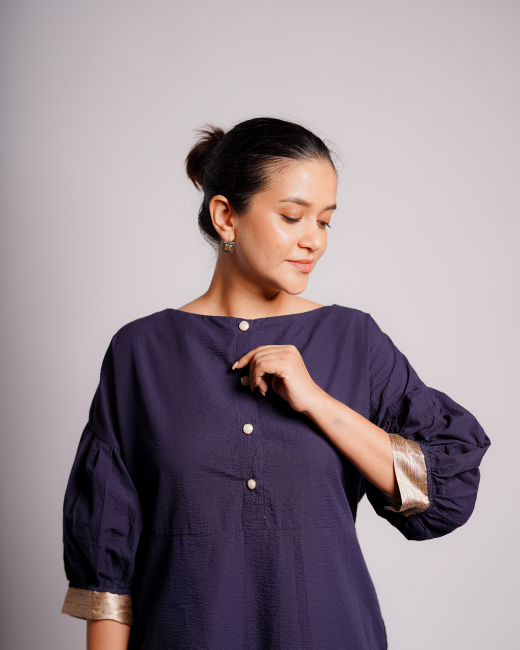 Neth Mini Dress Navy Blue