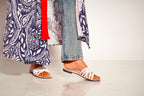 Elara Sandal White
